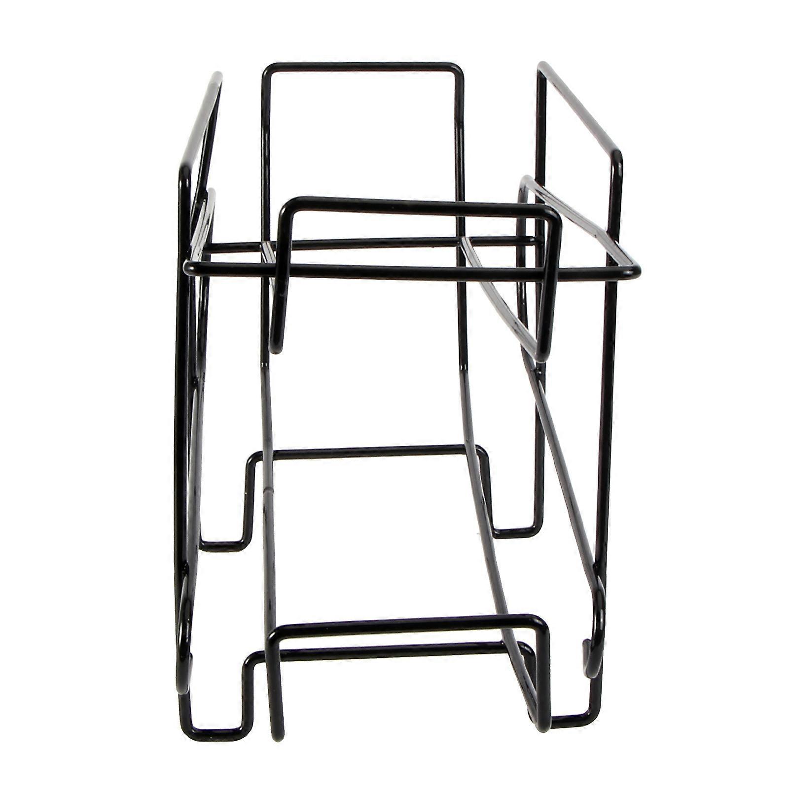 Beverage Storage Rack Iron Drink Holder for Storage 1Pcs Black