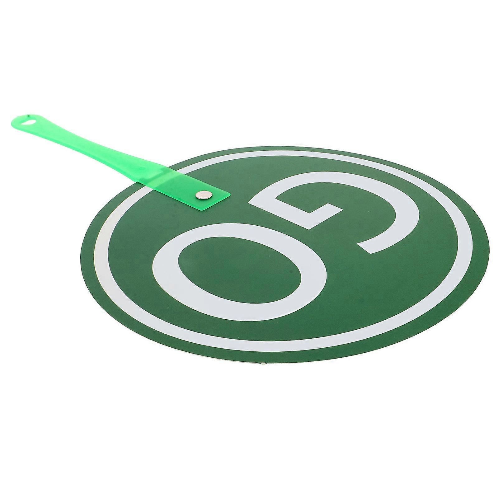 Reusable With Handle Teaching Tool Signaling Classroom Activities Students Green 30.00X18.00X0.50CM 1Pcs