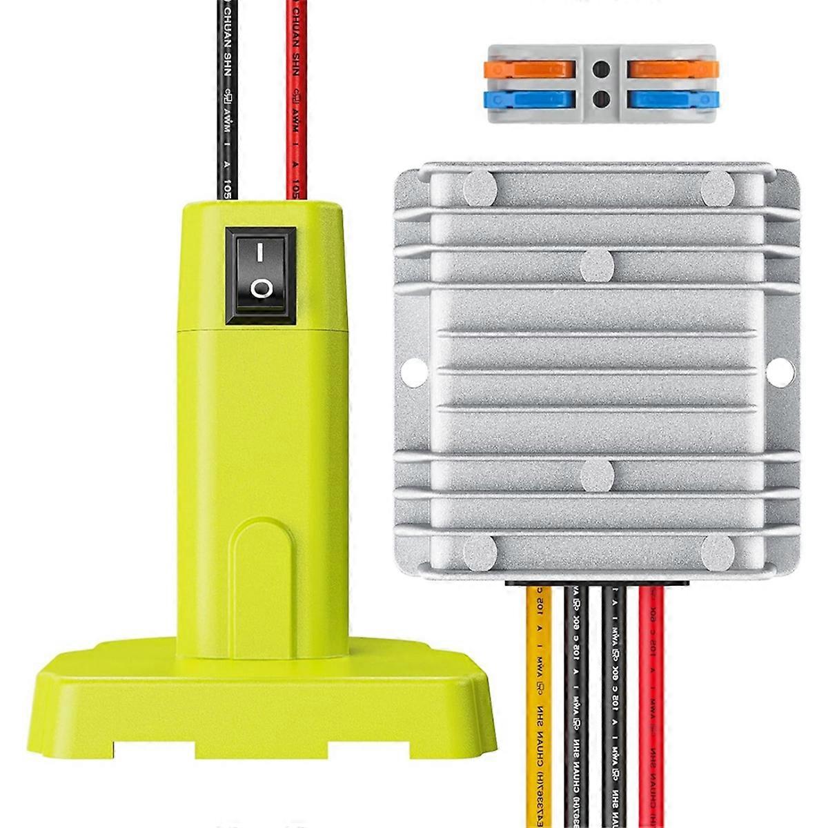 18V to 12V Step-Down Converter for 18V Battery,Dc Power Adapter