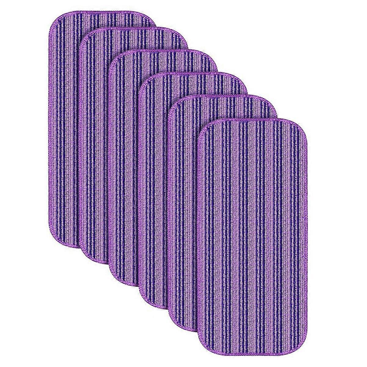 Reusable Mop Pads for Wet Jet Mop- 6 Pack Wet Pads Refill