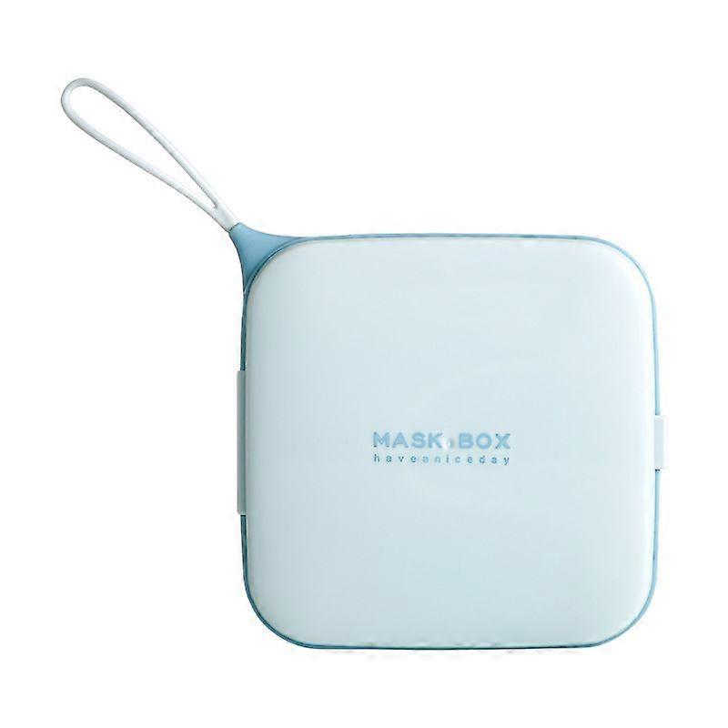 Travel portable mask storage box