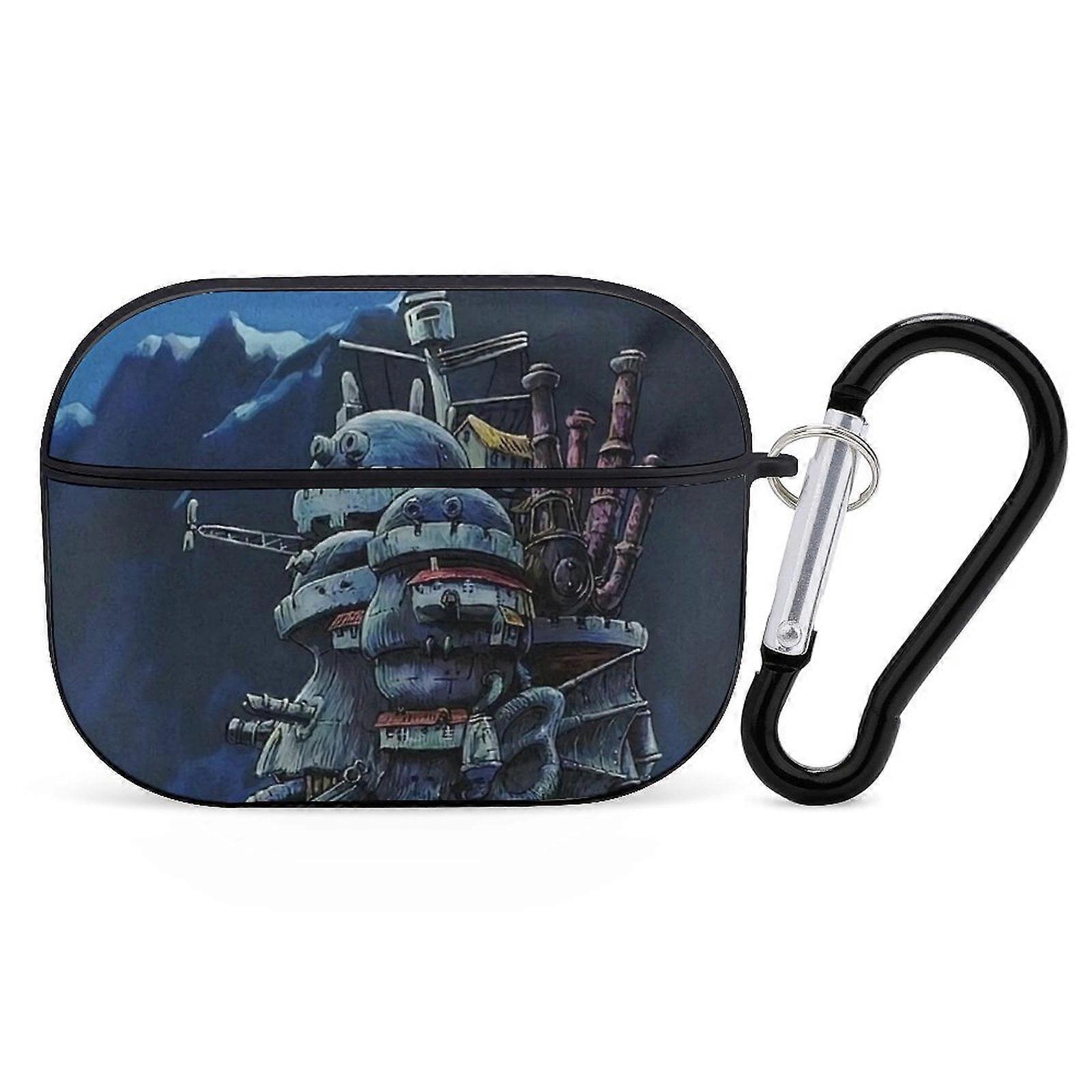 Howl's Moving Castle Case for Airpods Pro, Wireless Charging Support, Compatible with Airpods Pro Cases for Women and Generation Models