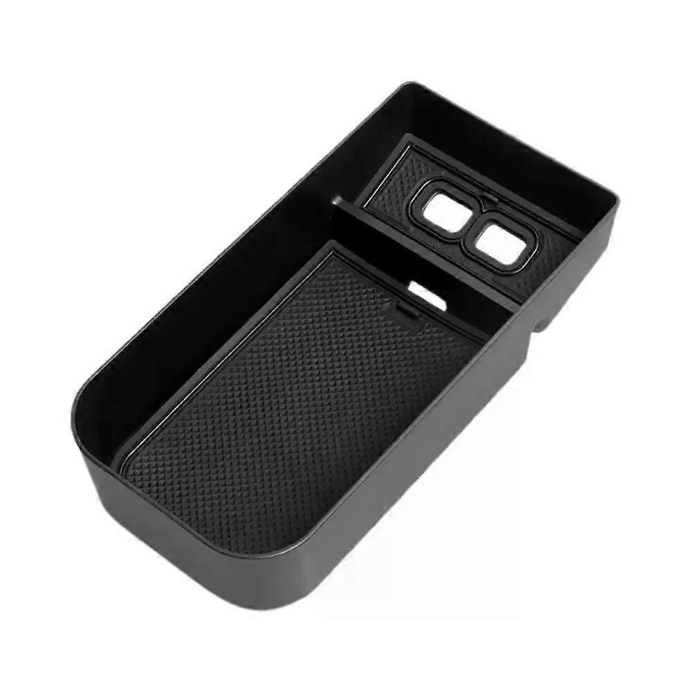 For Polestar 4 (2023-2024) Center Console Armrest Storage Accessories Black Tidy Organizer, Car Tray Box, W2R0