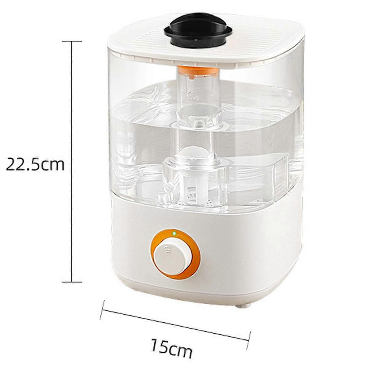 2.5L Reptile Fogger Mister, Reptile Humidifier with Integrated Water Tank Design for Reduced Leaking,Ultra Quiet EU Plug