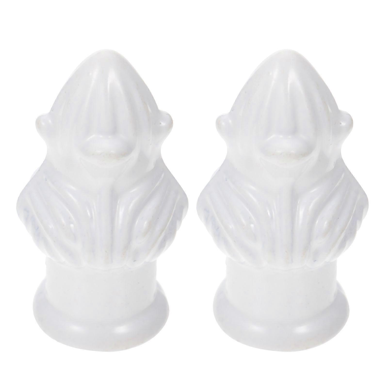 Floor Light Finials Zinc Alloy for Lampshade Use 4Pcs Set