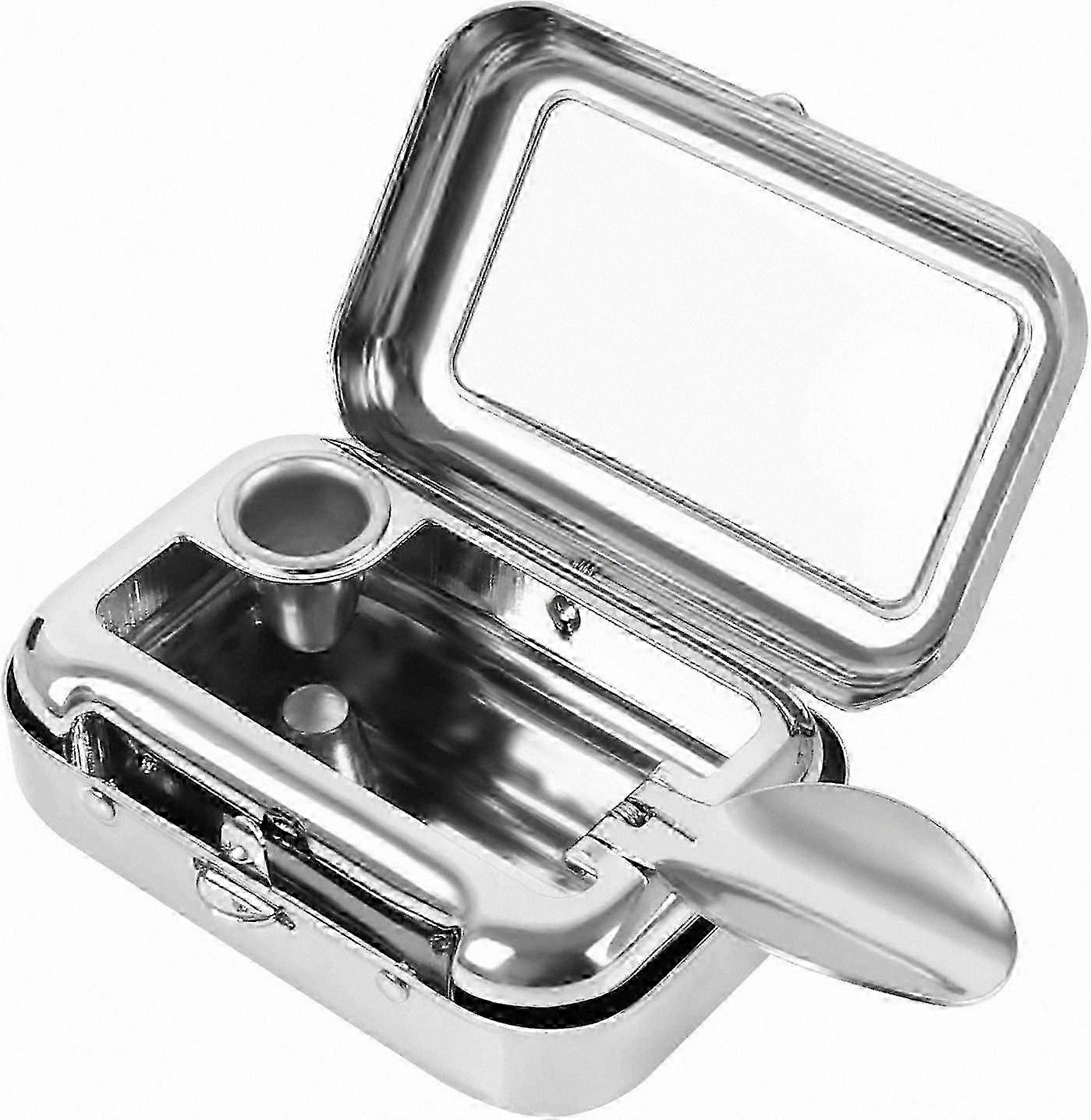Travel-Friendly Ashtray with Lid and Cigarette Ash Container