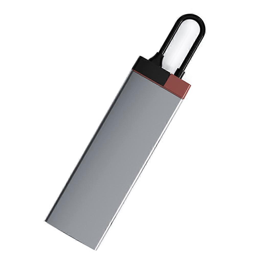 Type-C dokkingstasjon BS12A (Gigabit Ethernet-port + dobbel HDMI) 12 i 1 multifunksjons dokkingstasjonshub