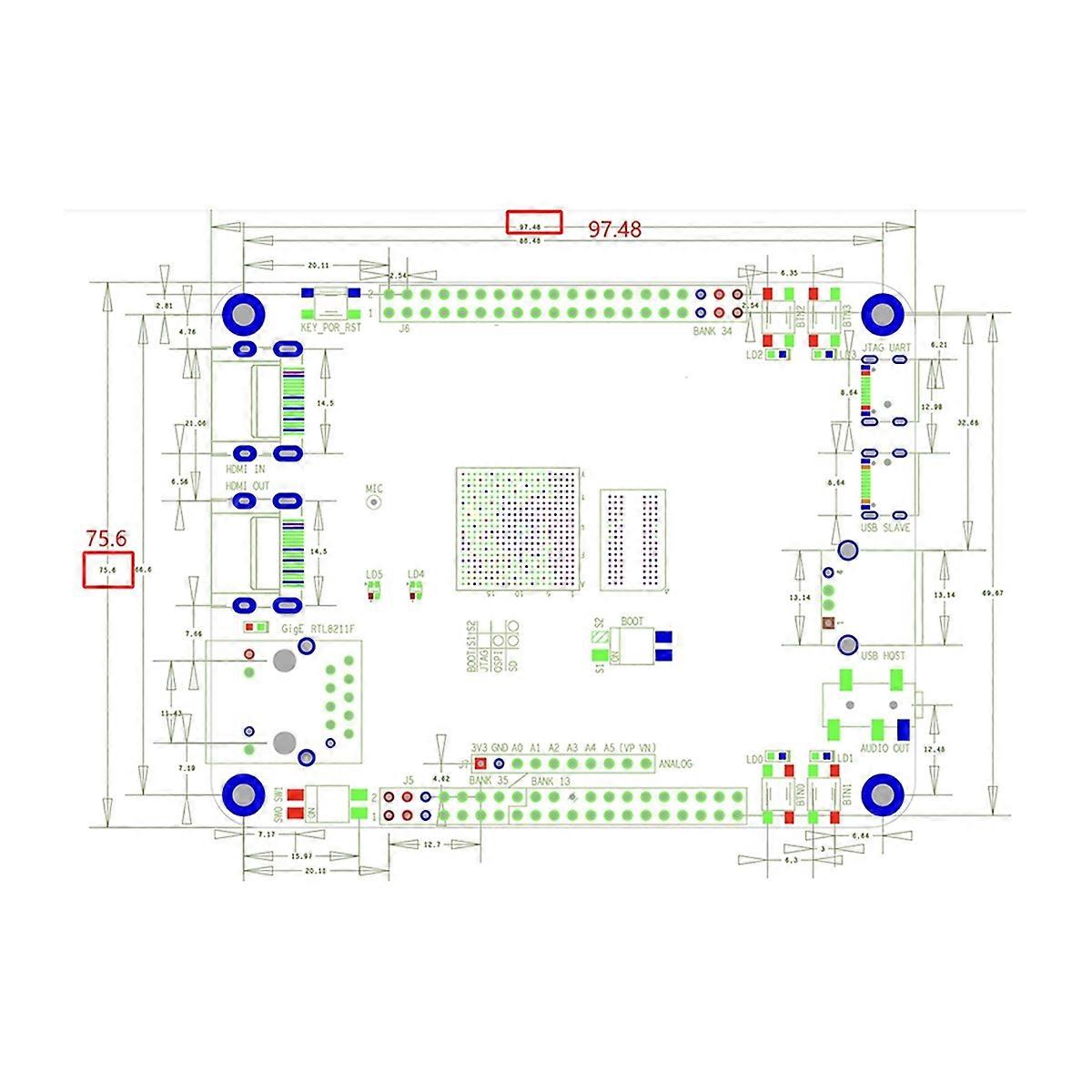 Vývojová doska ZYNQ7020 dokáže spustiť obraz PYNQ XC7Z020 FPGA, minimálna podpora systémových dosiek - kompatibilná
