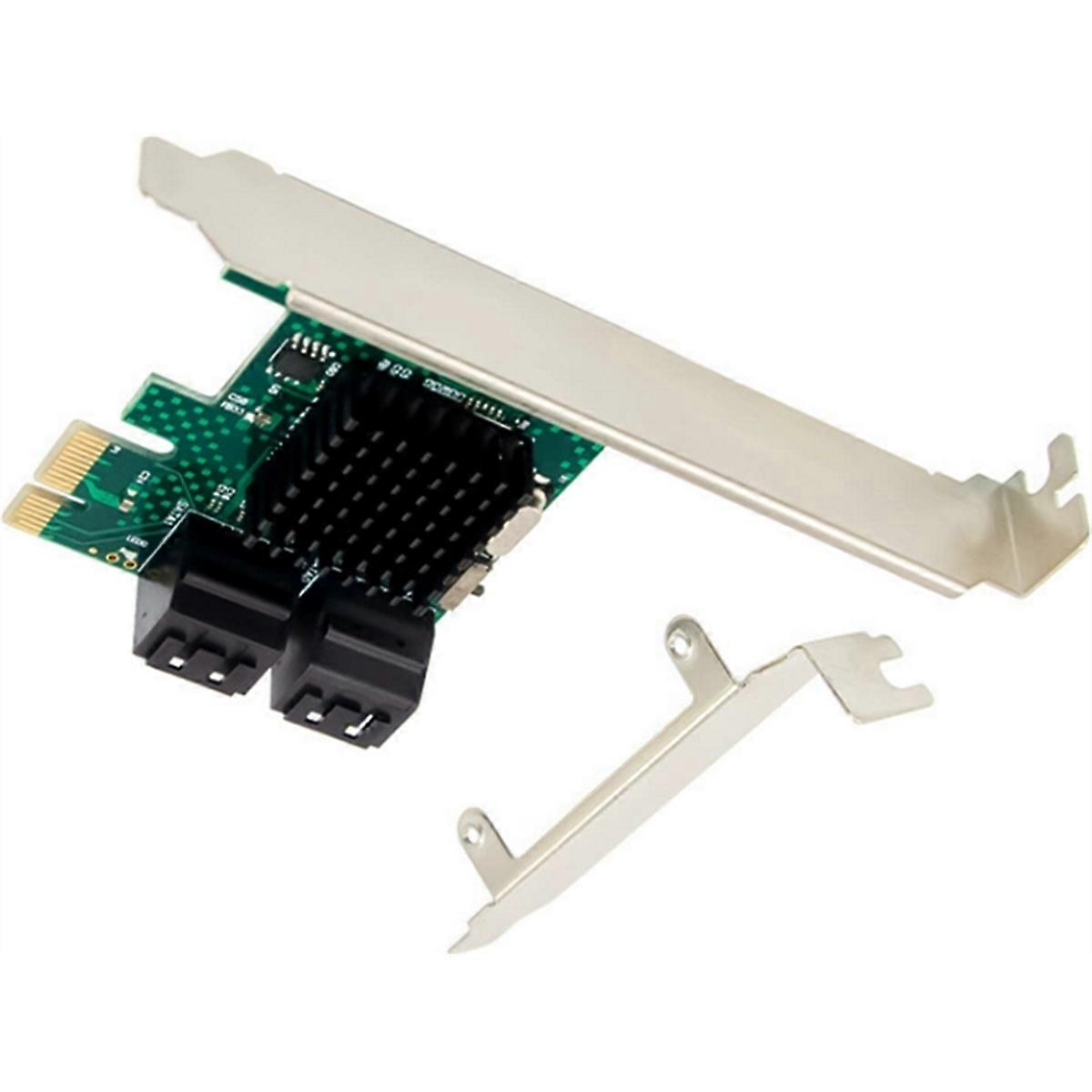 ASM1061 PCI-E to 4 Port 3.0 to PCIe X1 GEN3 Expansion Adapter Card SATA3.0 Controller