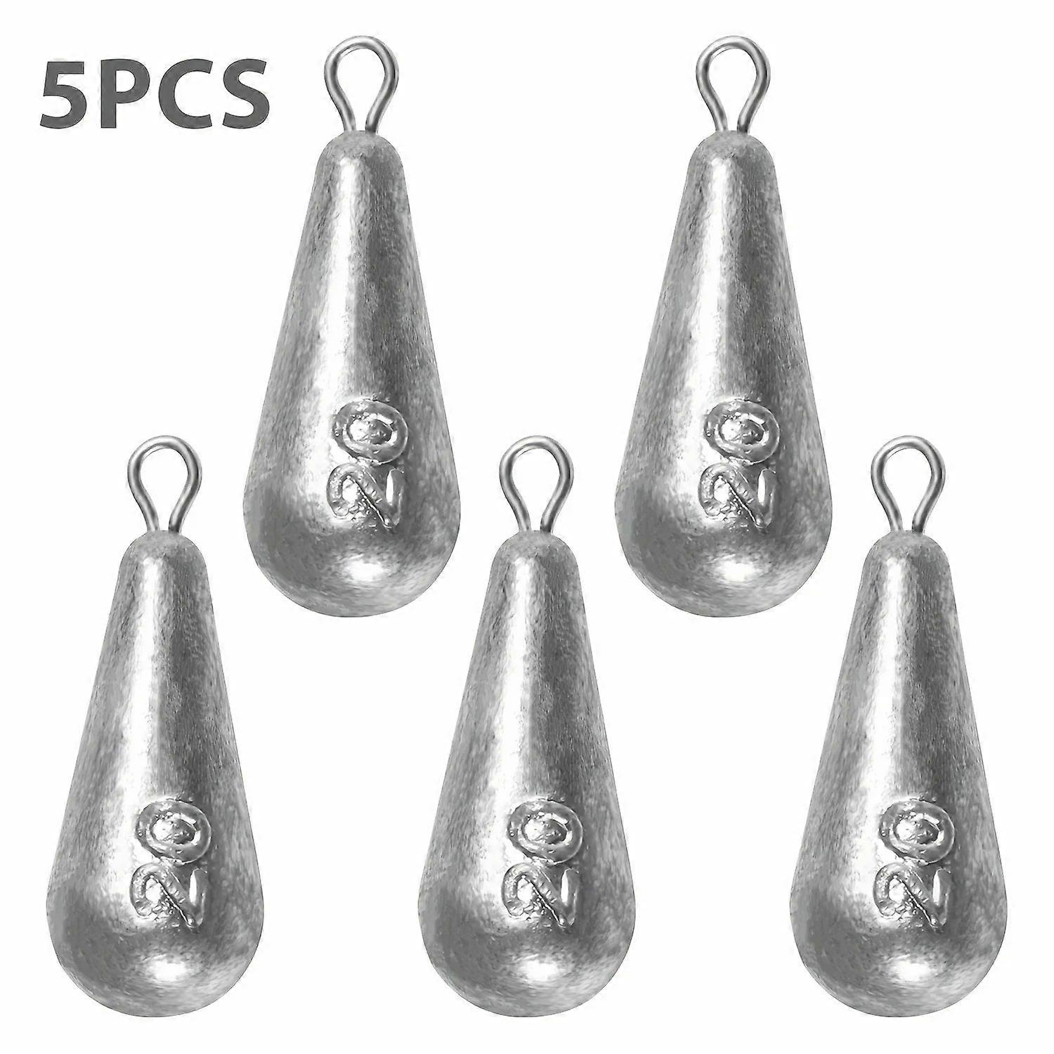 Teardrop Fishing Sinkers – Lead Weights For Bass (10 Sizes)