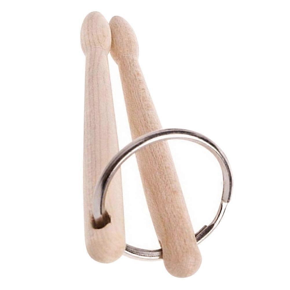 Drum Stick Keychain Unique Design for Decor 2Pcs Durable Pendant