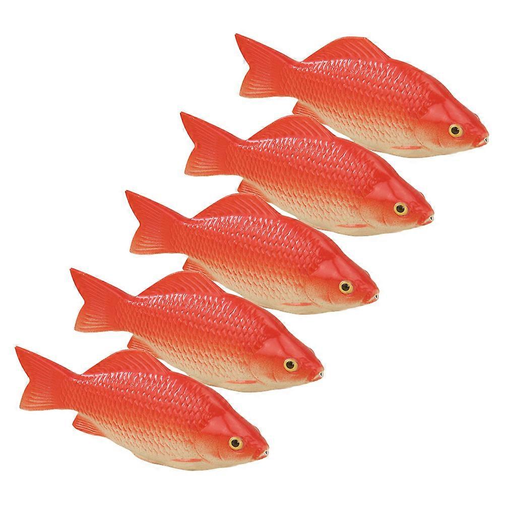 Artificial Fish Model Simulation Fish Ornament Educational Purposes Children Lightweight Foam 5Pcs