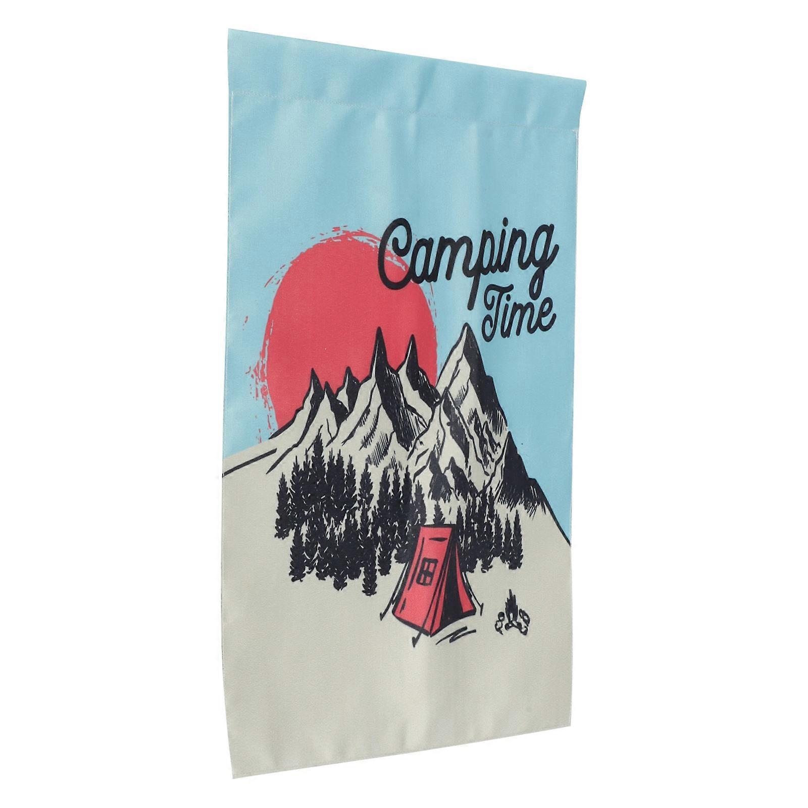 Gathering Camping Flag Wear-Resistant Yard Flag for Decoration