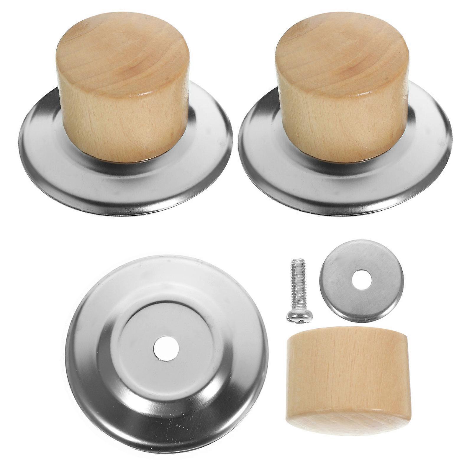 Cooking Pot Lid Knob Cover Handles Kitchen Use 6 Sets Universal Compatibility Simple Design