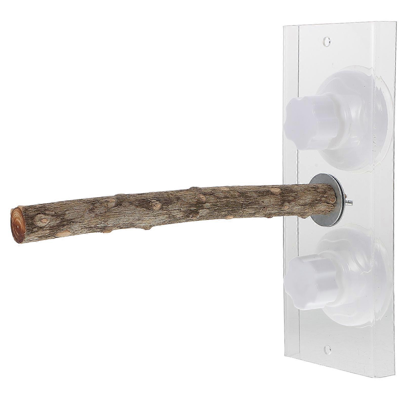 Suction Cup Rack for Parrot Cleaning with 3Pcs Multi-Colored Standing Brackets