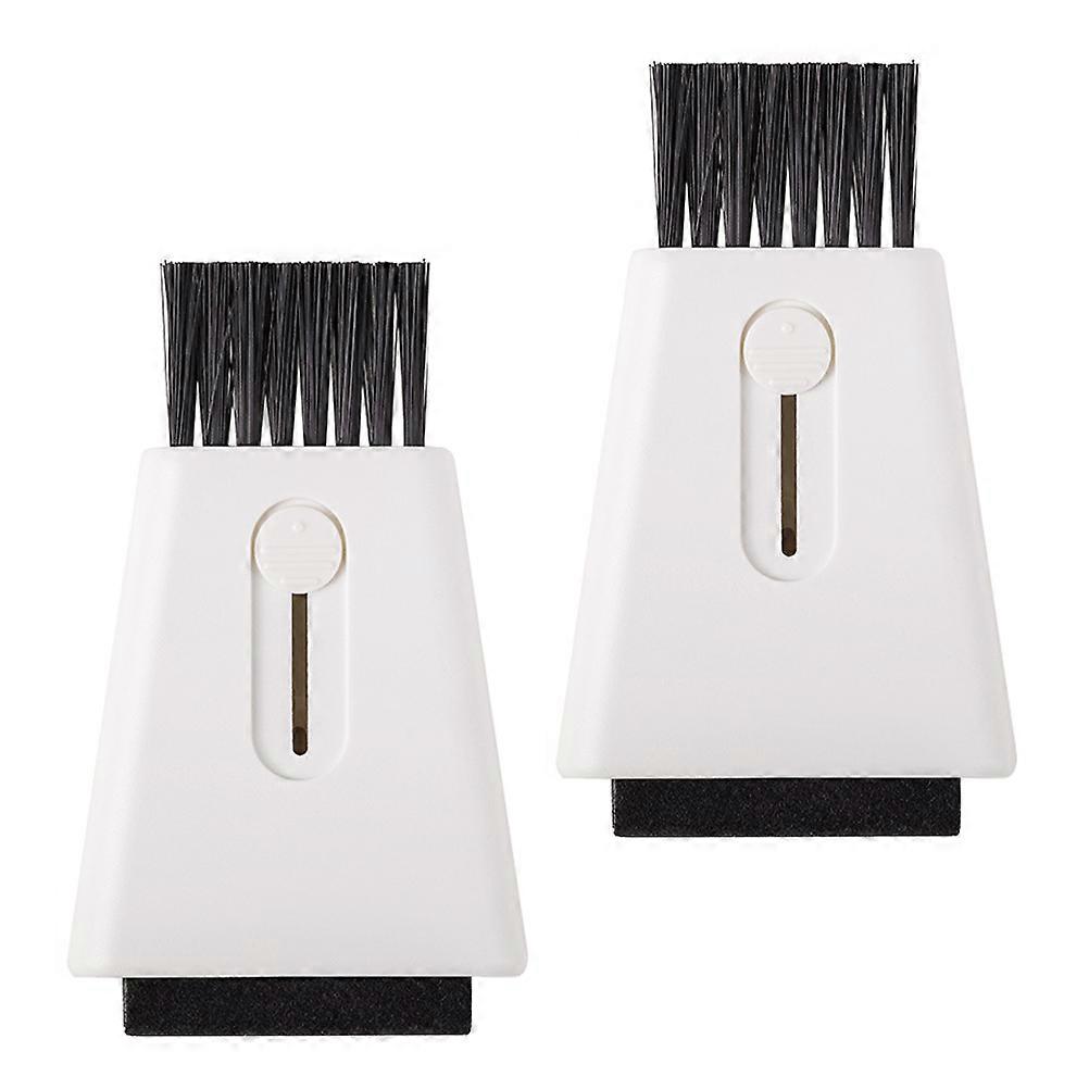 Small Dual-Head Cleaner Brush Multi-Functional for Cleaning 4Pcs White