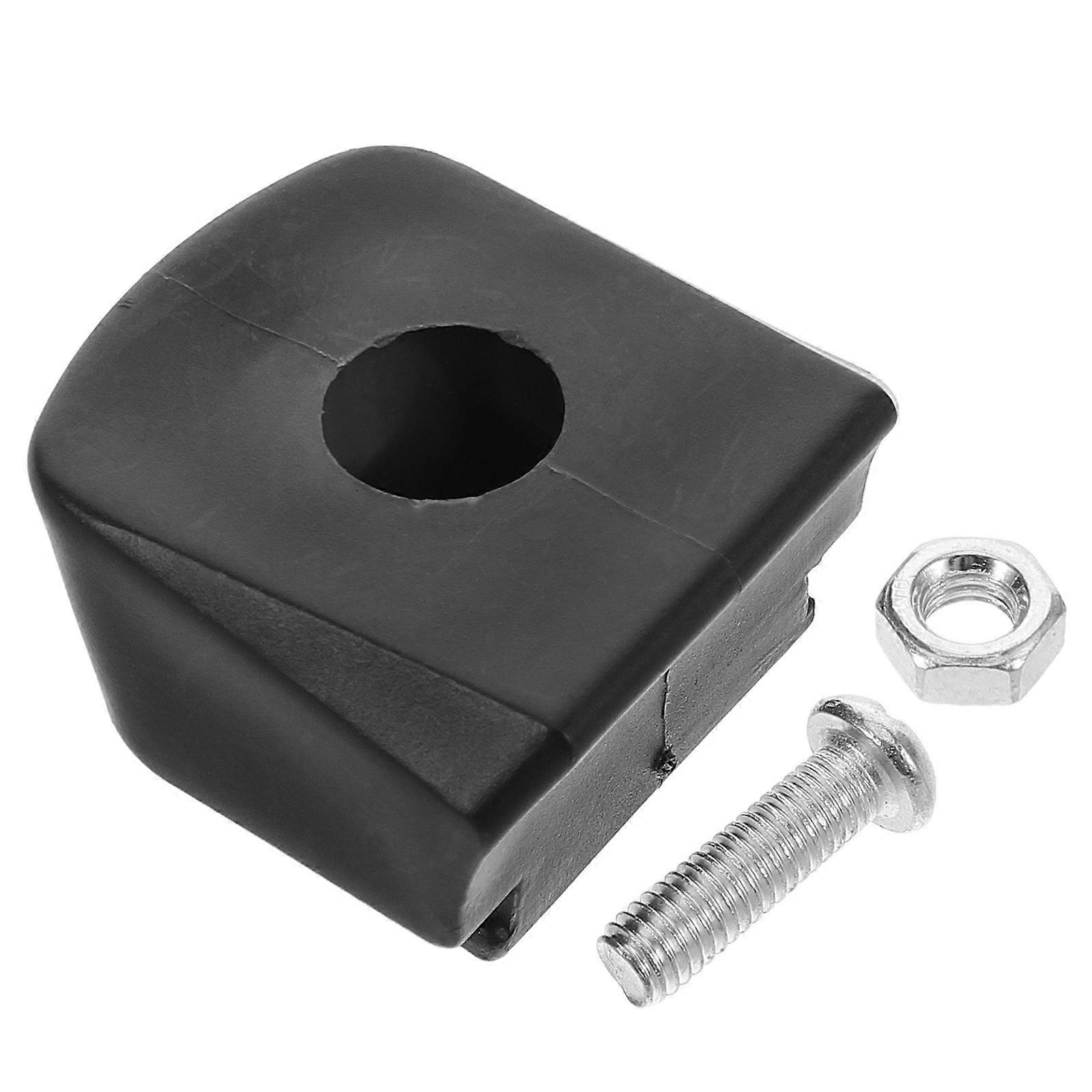 Compact Roller Skate Brake Blocks for Front Use 3Sets Black Material
