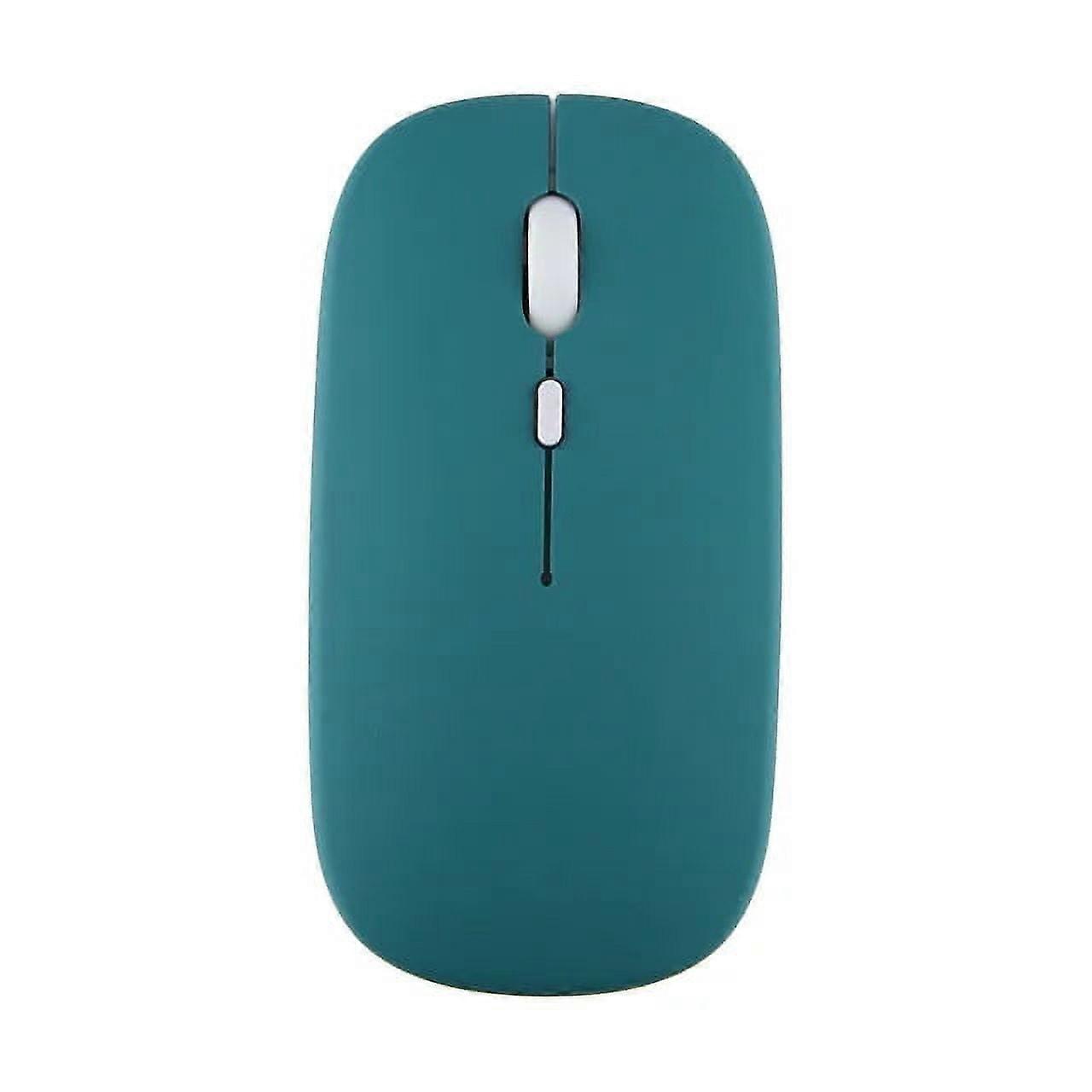 Teal Silent Laptop Computer Mouse No-Click Quiet Wireless Bluetooth Mac/Windows
