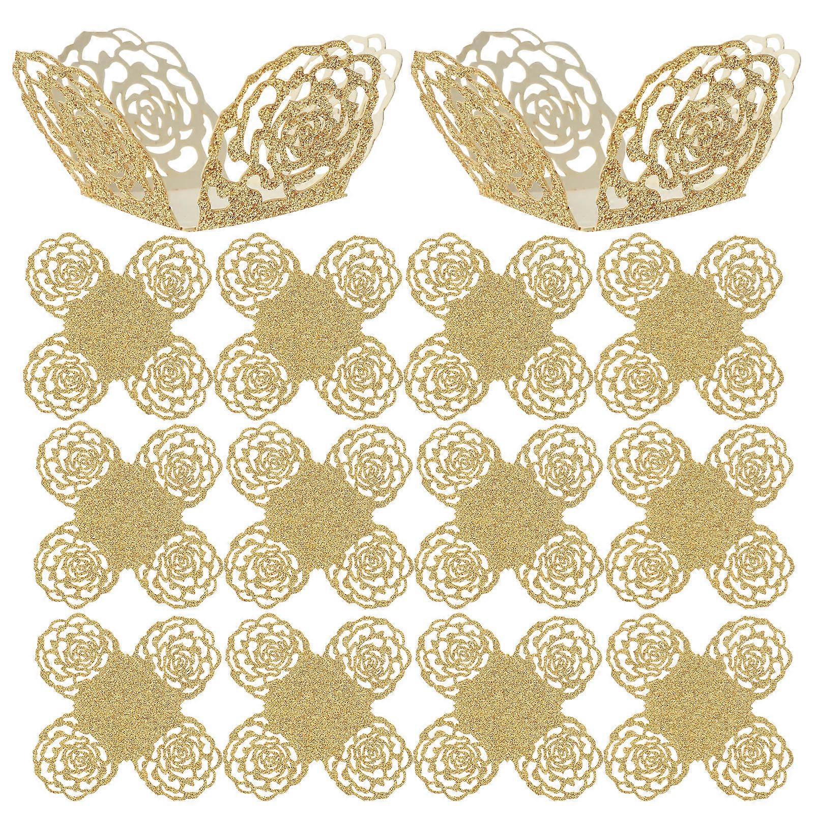 50Pcs Flared Chocolate Plastic Cups Perfect For Weddings Elegant Packaging Storage Solution