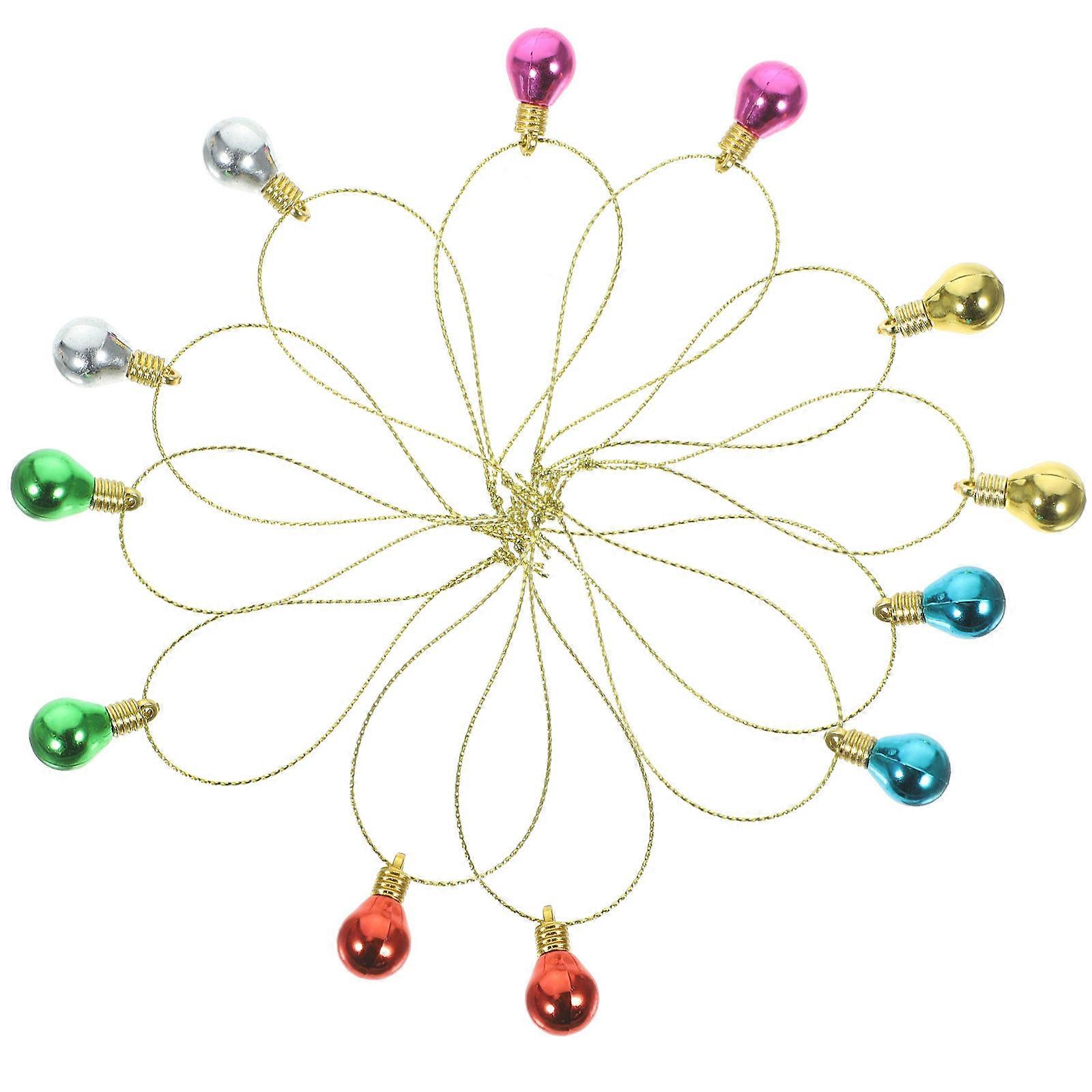 DIY Craft Beads Plastic Bulb Design Beads for Decor 3Sets