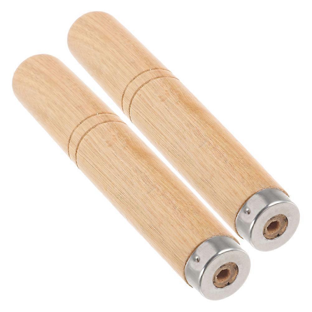 8Pcs Wooden Spatula Handle Replacement for Kitchen Pots and Pans