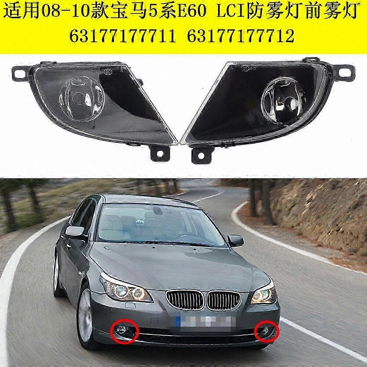 Front Fog Lamp Replacement for 08-10  5 Series E60 LCI Anti-Fog Light 63177177711 63177177712