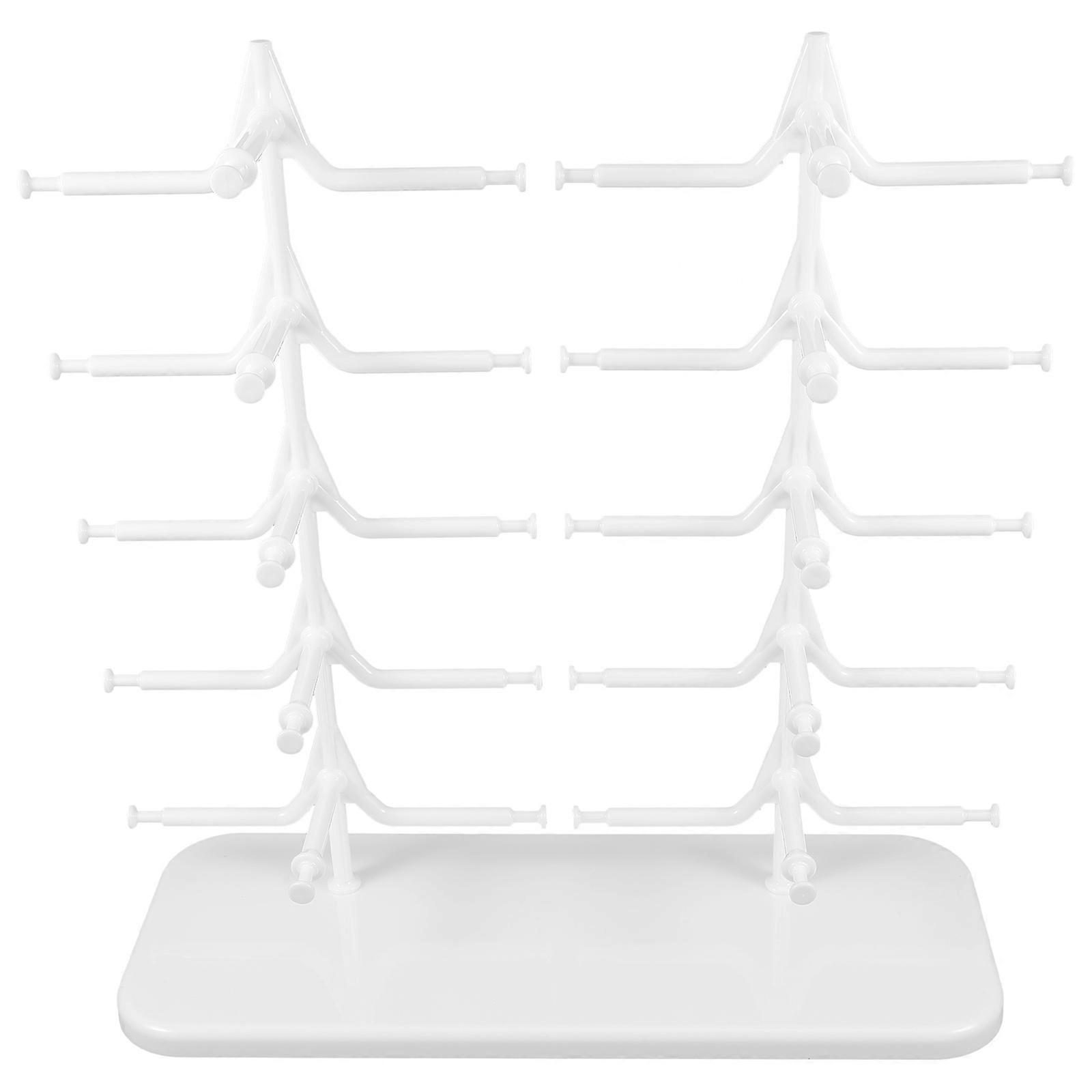 Sunglasses Holder Glasses Display Rack For Home Use Rectangular Base ABS 1Pack