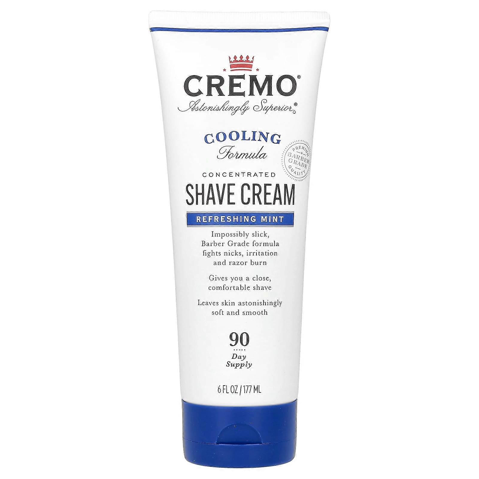 Shave Cream, Refreshing Mint, 6 fl oz (177 ml)