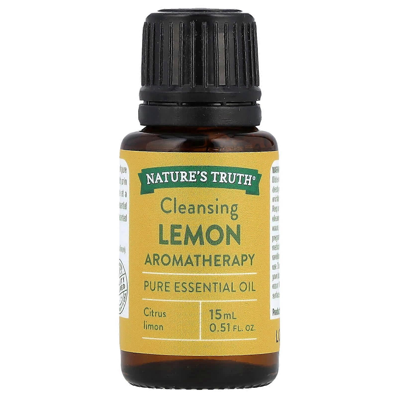 Pure Essential Oil, Cleansing Lemon, 0.51 fl oz (15 ml)
