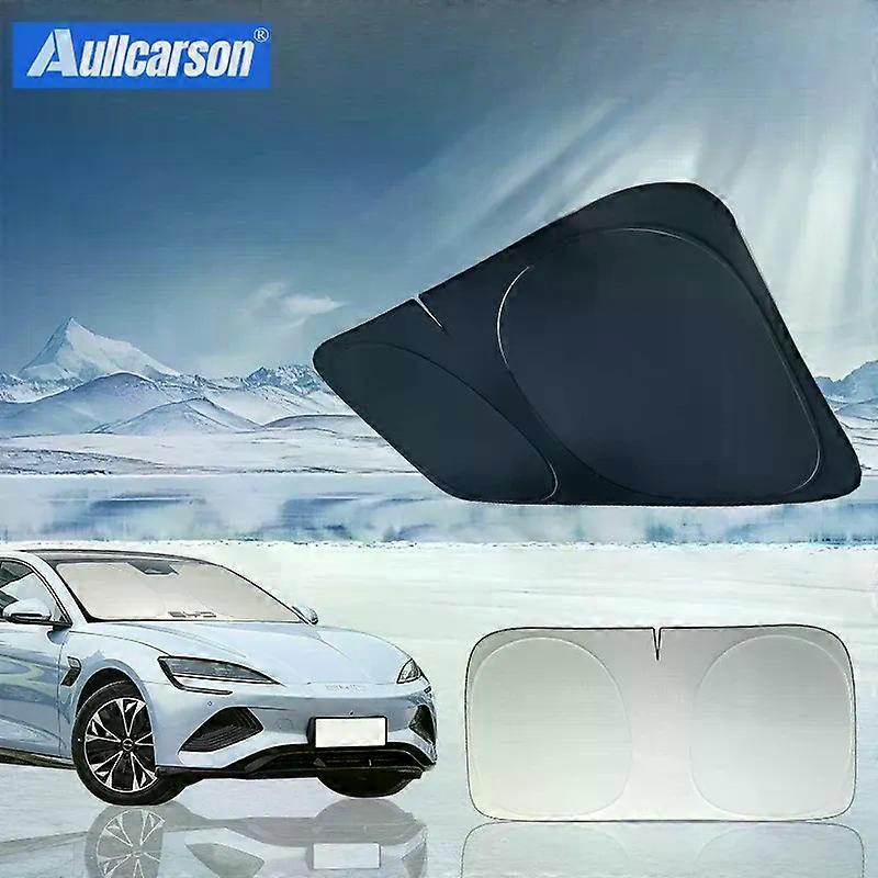 For Byd Seal 2023 2024 Car Windshield Sun Shade Blocks Ray Reflector Auto Window Visor Shield Cover Foldable Parasol With Gifts