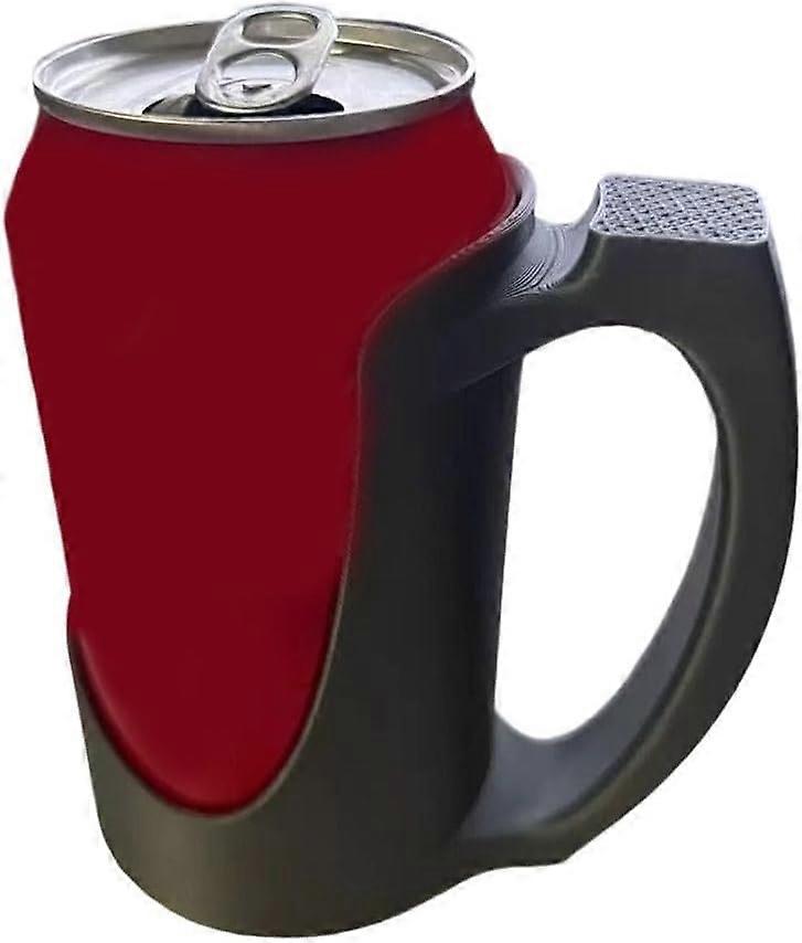 Lightweight Drink Carrier for 12oz Cans Gray Color for Picnics and Outdoor Events 12oz Can Size