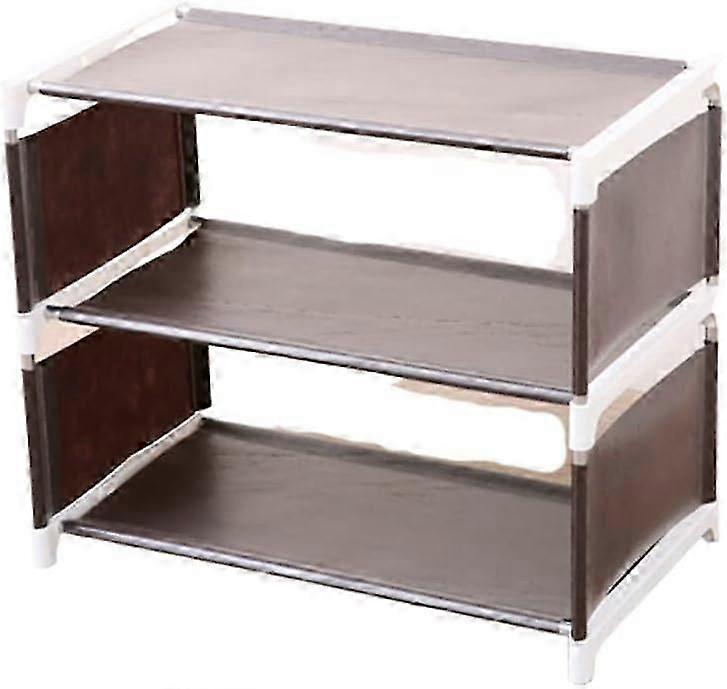 3/4/5 Layer Assembly Shoe Rack Non-woven Dustproof Shoe Organizer Home Shoe Shelf