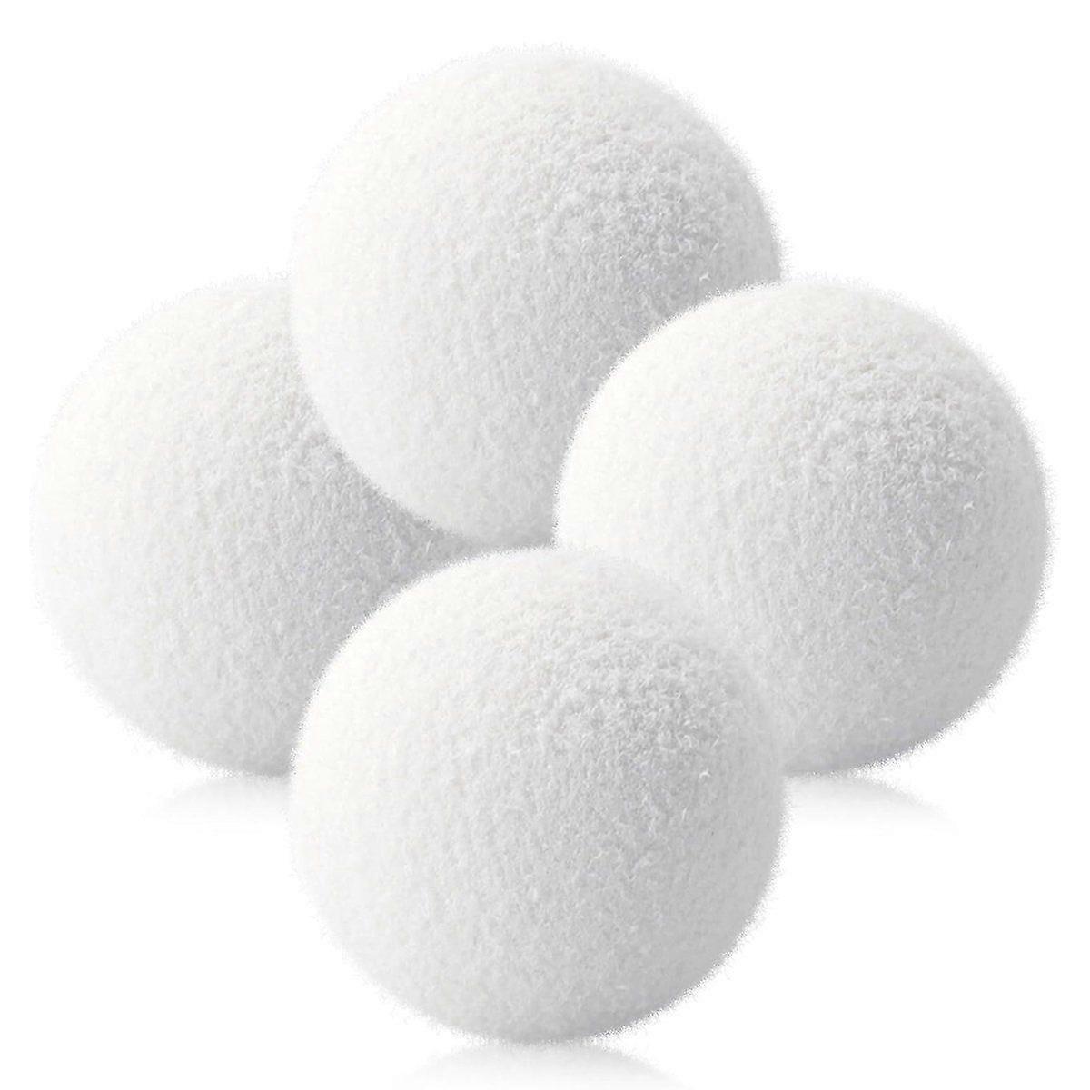 4 Pack Scum Absorber Balls for Spas , 3 Inch Scum Absorber Ball, Reusable Pool Sponge Oil Scum Abso