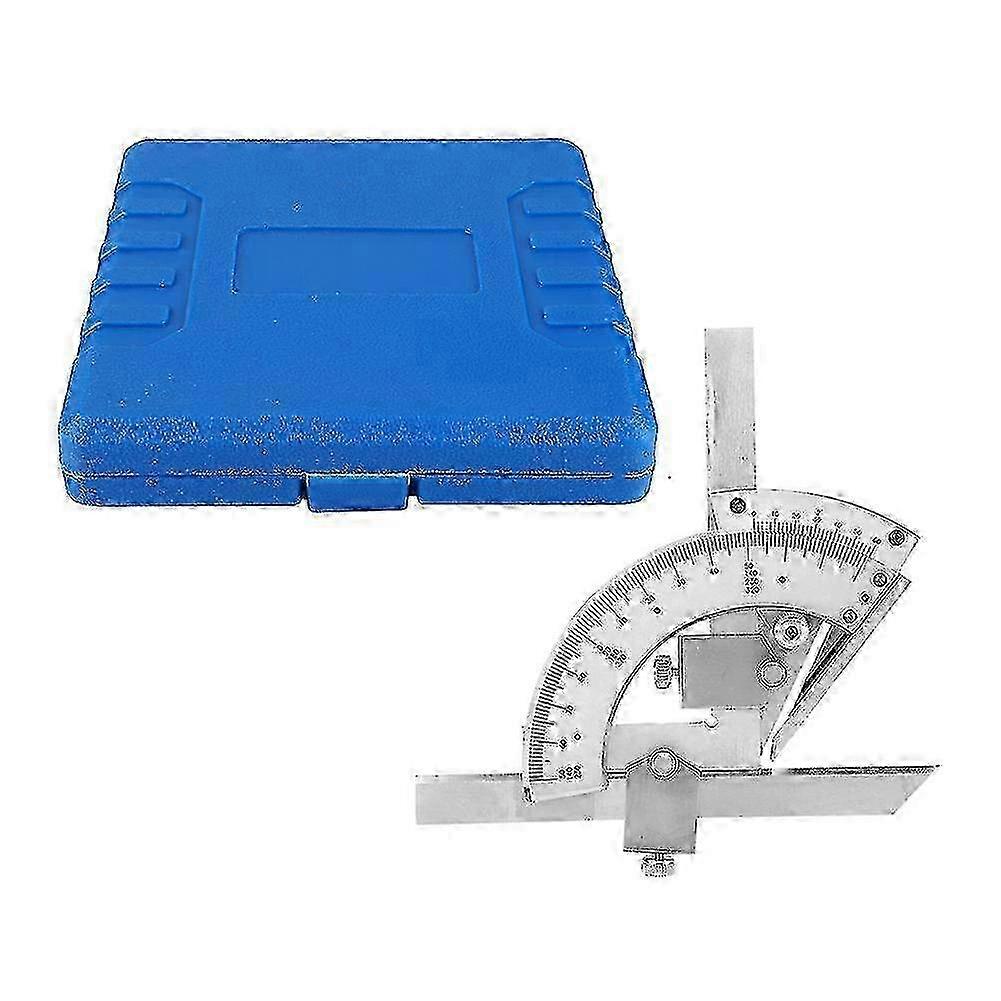 Carbon Steel Angular Precision Bevel Protractor for 0-320 Measurement, Universal, MetalEnough