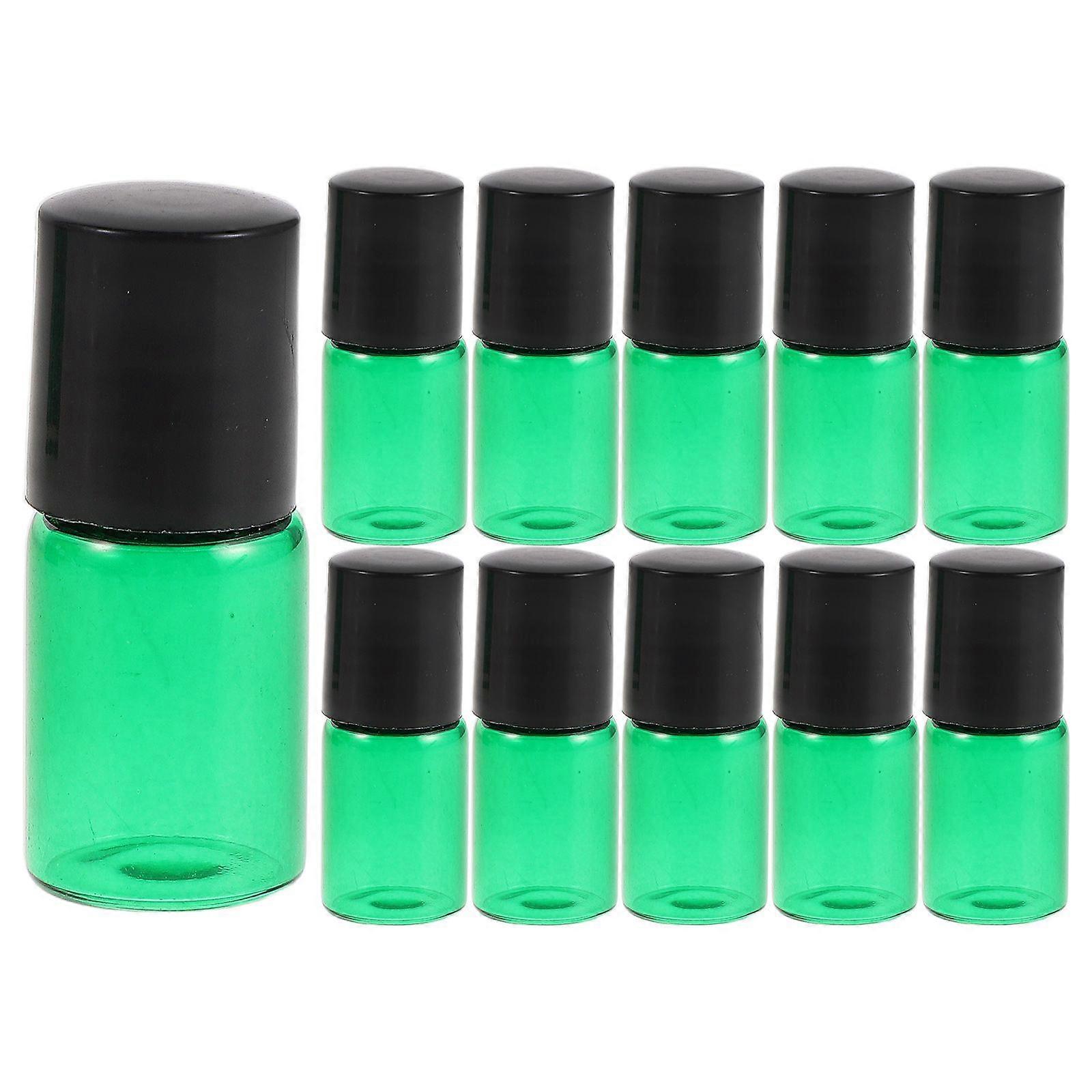 15pcs Refillable Glass Roller Bottles - Empty Aromatherapy Roll-On Containers 2ml for Essential Oil Perfume Face Oils Multi-Purpose Roller Bottle for 