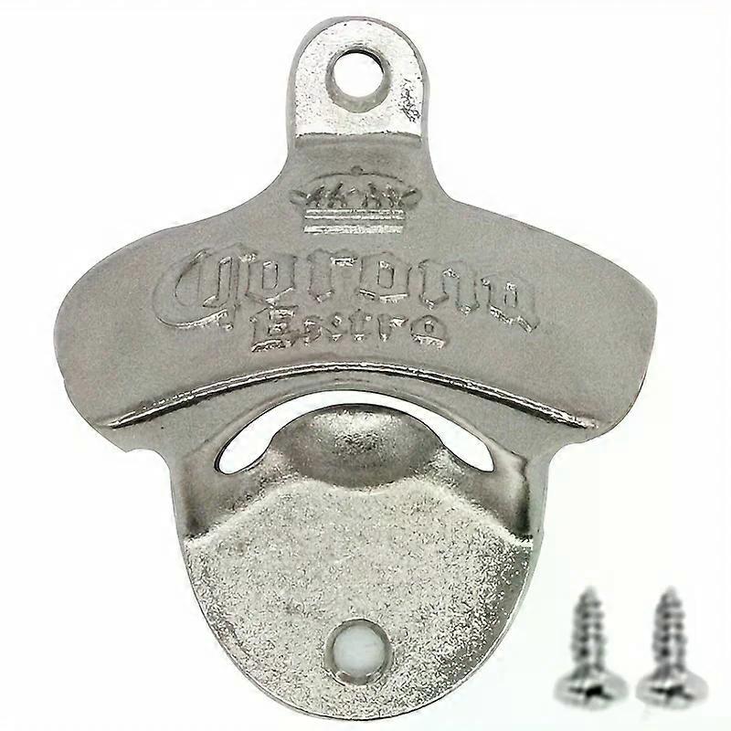 Retro Corona Design Bottle Opener Wall Hanging Beer Bottle Opener DIY Tool Alloy Electroplating Process