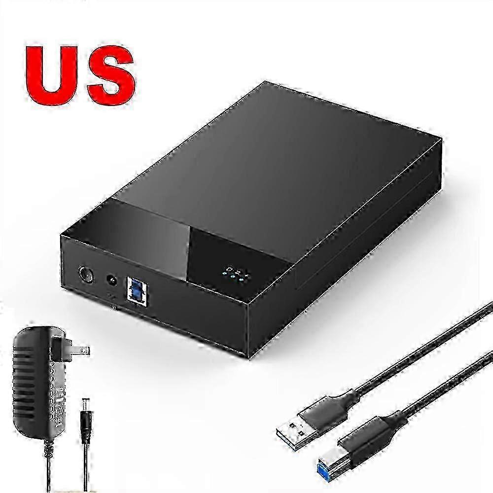 Revamped External HDD Case for 2.5/3.5 Inch SATA Drives: USB 3.0 Interface, Boosts 450Mb/s Speed for PCs & Laptops