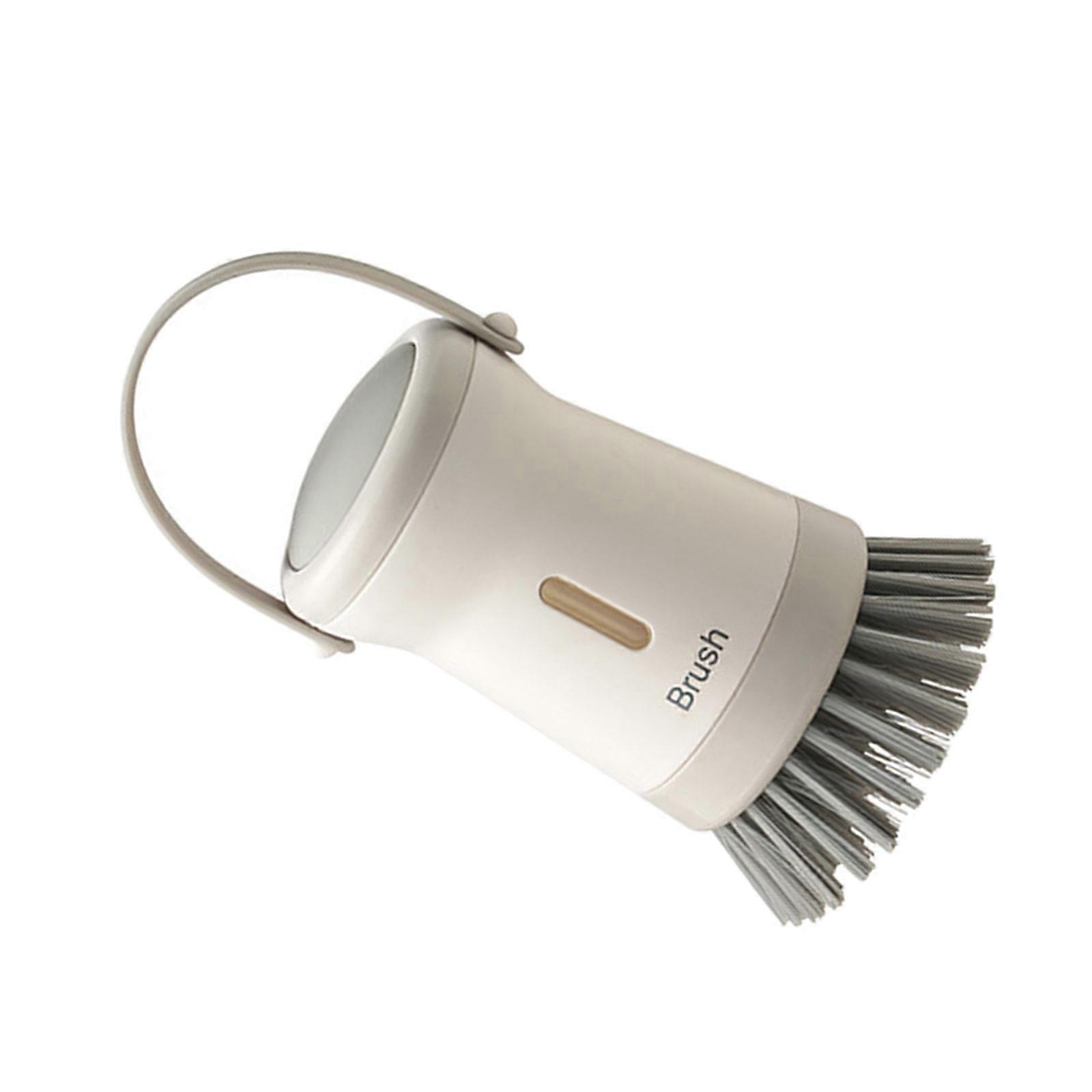 Solid Kitchen Scrub Brush With Ergonomic Handle NonScratch Bristles Scrubber For Pots Dishes Sinks Scrub Tool Multicolor