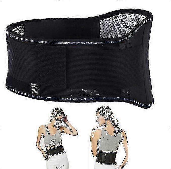 Magnetotherapy heating belt for lumbar spine and sciatic nerve support