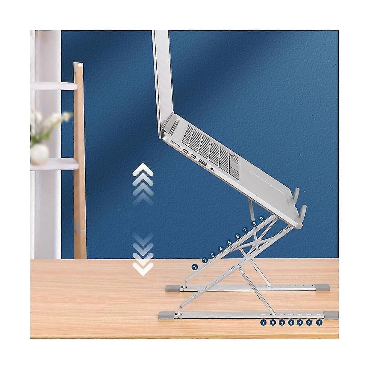 N8 Adjustable Portable Laptop Stand Aluminum For Tablet Notebook Stand Table Cooling Pad Foldable(g