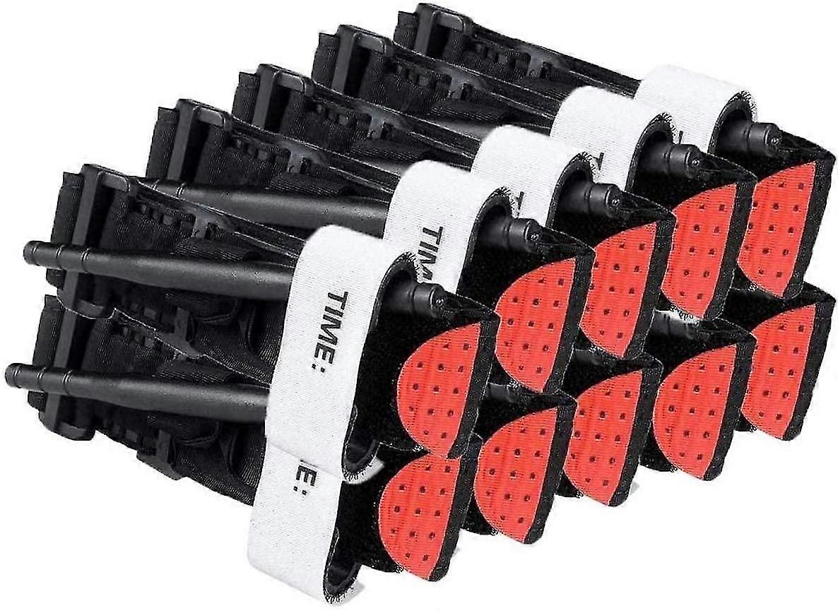 10個止血帯ラピッド片手アプリケーション緊急屋外応急処置キット