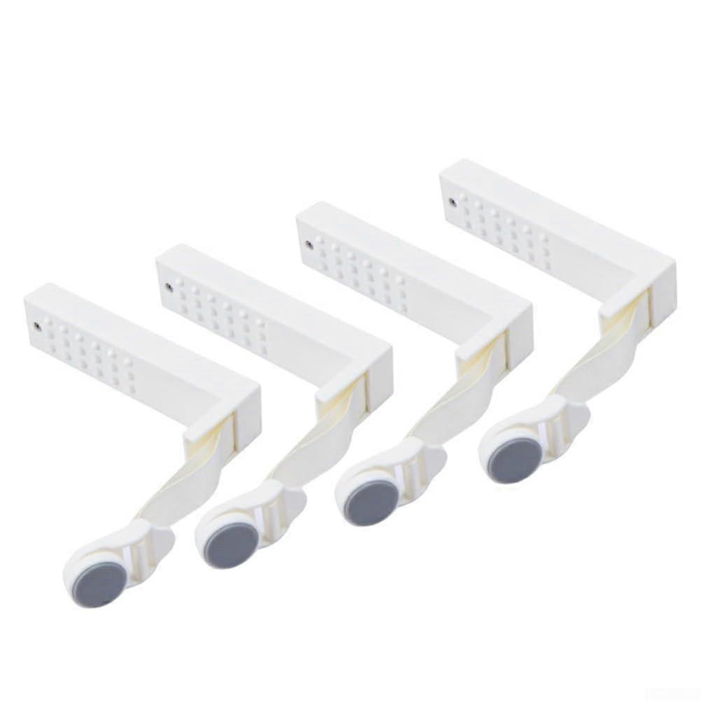 Sheet Holder Set ABS Claws, Spring Tension, Adjustable for Mattress Thicknesses, Keeps Sheets in Place, 4Piece Gray