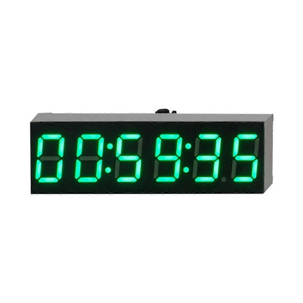 0.36 Inch 6-Bit Clock LED Digital Electronic Clock W Second Display Module Power Off Memory Brightness Adjustment -A