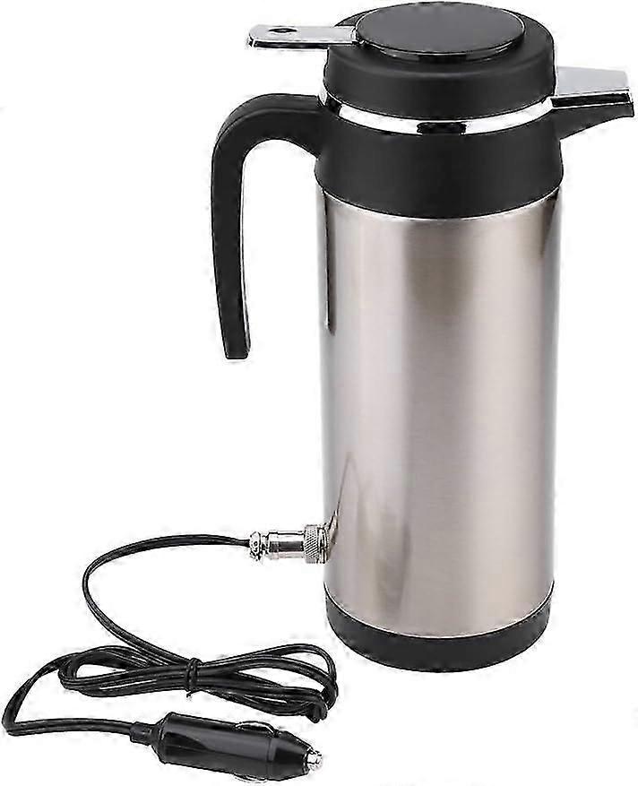 Portable car kettle 1200ml with heating function and cigarette lighter