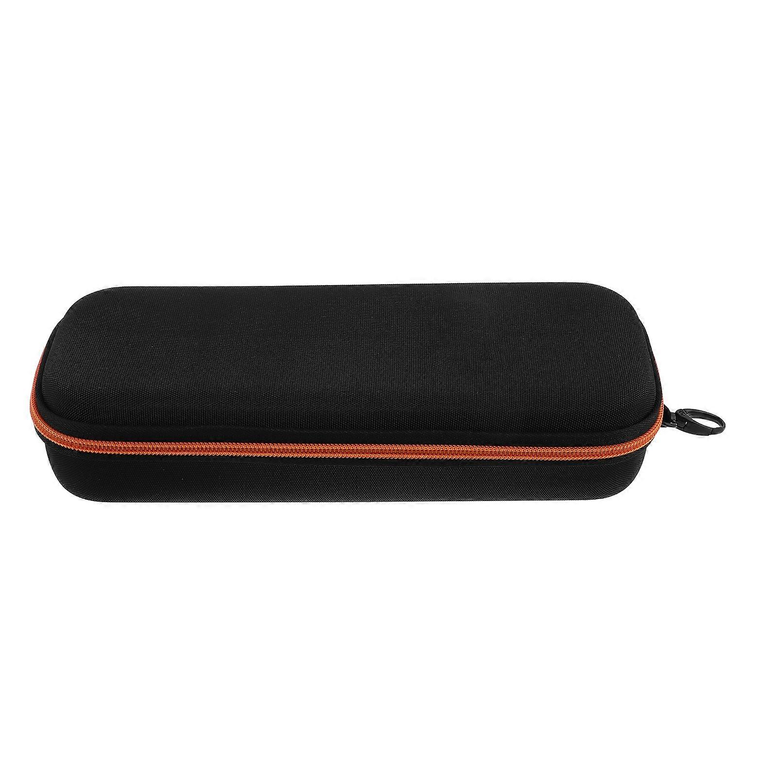 Black Dual Microphone Storage Case for Portable Mic Carrying