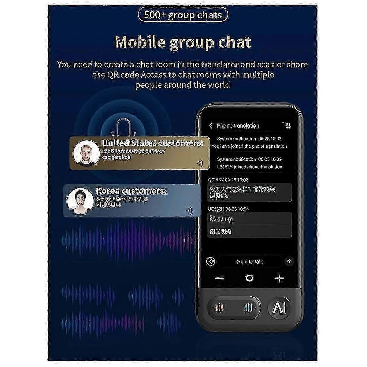 New Z16 Smart Instant Voice Offline Translator Machine 139 Languages Real Time Multi-Languages Tool Portable Translation