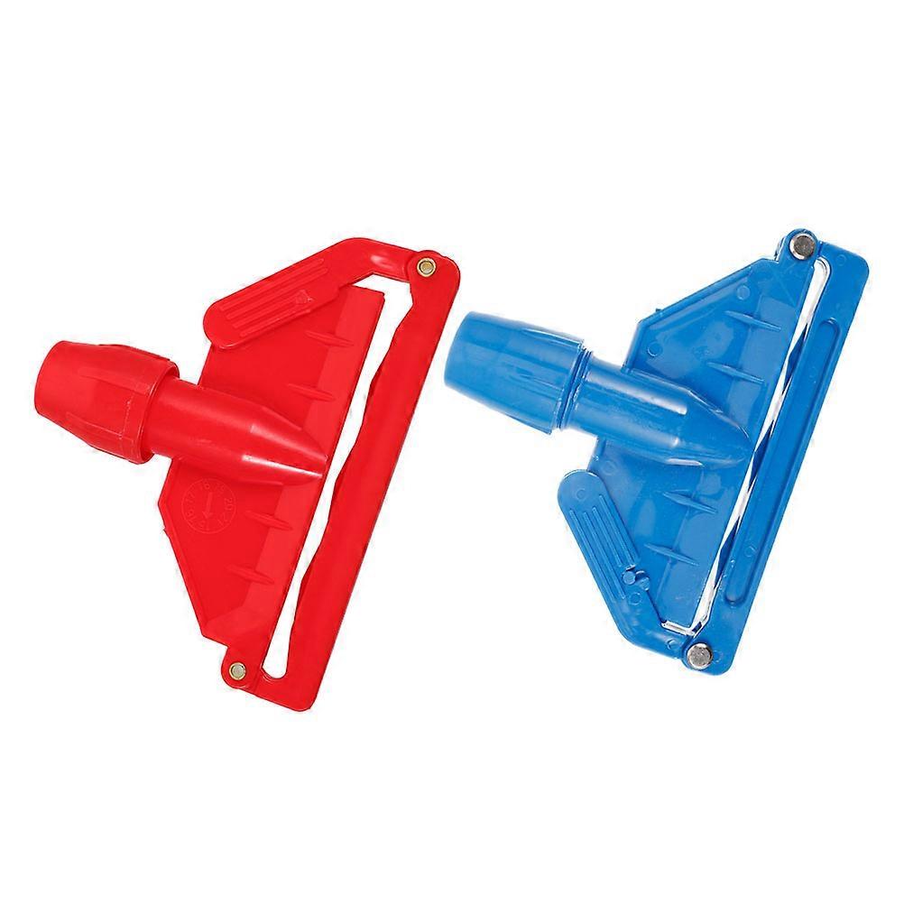 Mop Head Clips Clip on for Mop Replacement Blue ABS