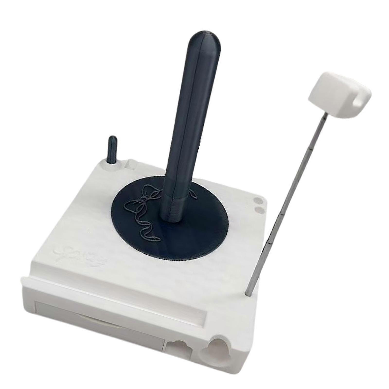 Permanent Plastic Thread Planner Case Multiple Compartments Thin Travel Essential For Sewing Projects  White