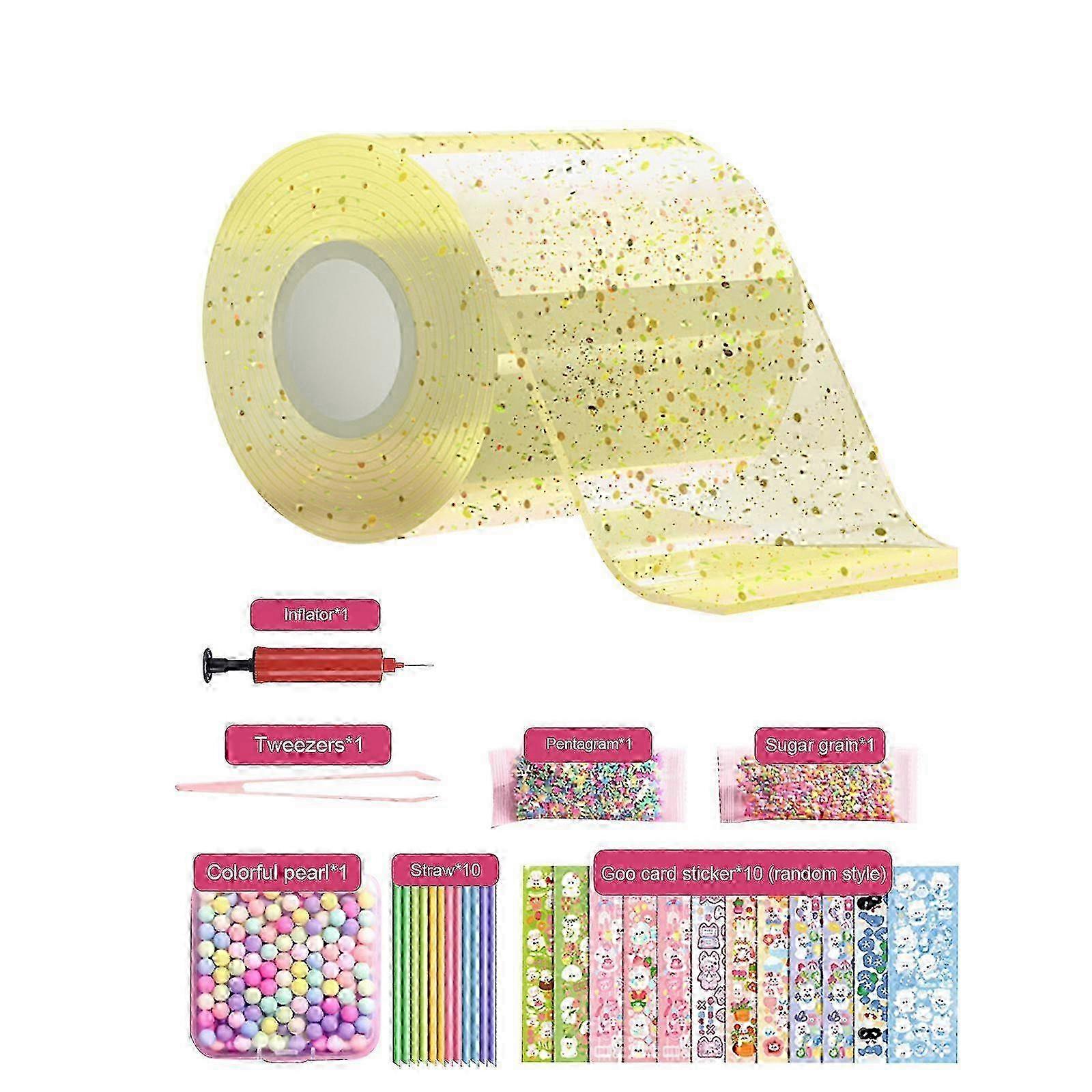 2024 NEW,Nano Tape Bubble Kit For Kids With Step-by-step Video Tutorials - Non-toxic Nano Adhesive Tape And Diy Bubble Maker For Family Fun ,Fast Ship