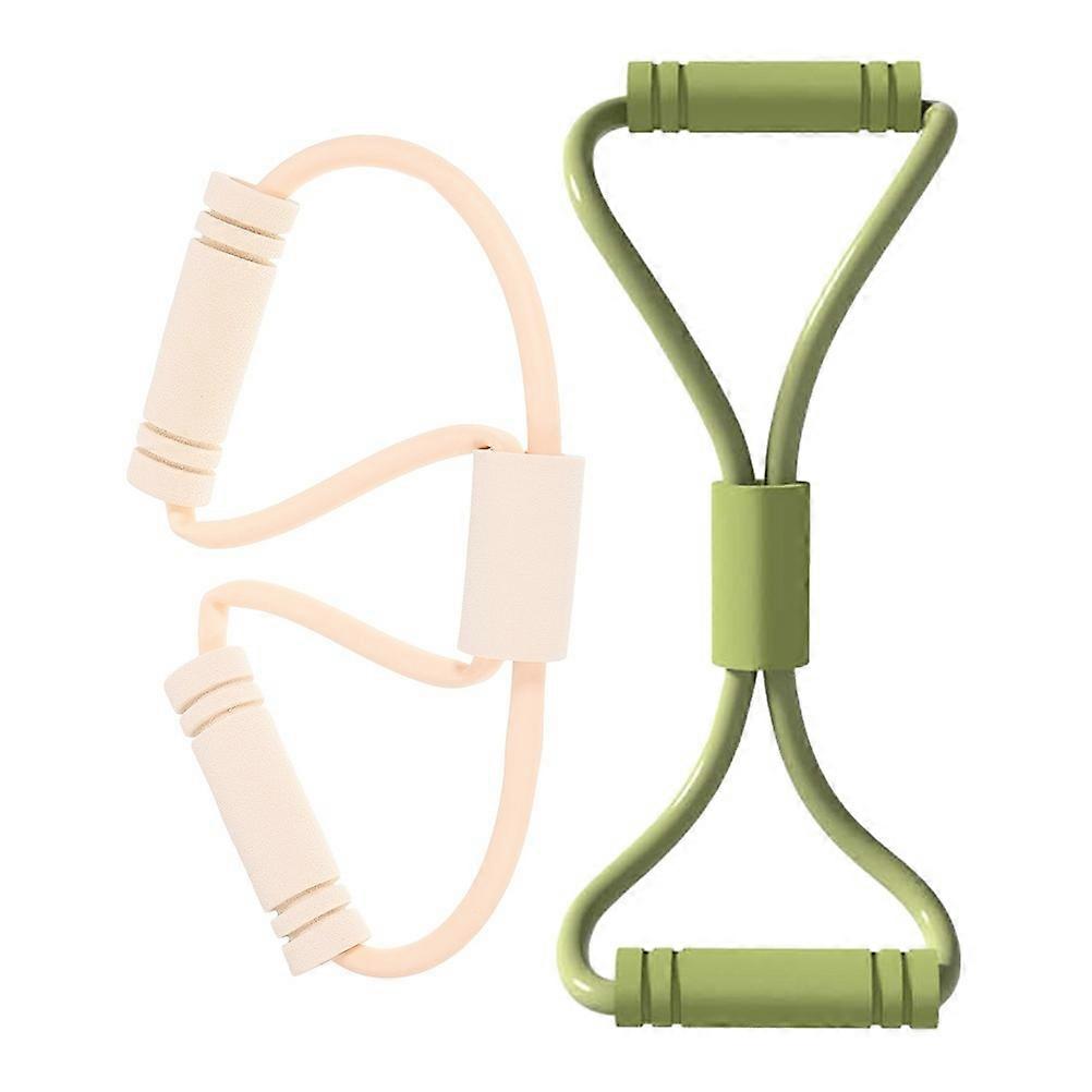 Weighted Jump Rope For Women 2Pcs Chest Expander Suitable For Home Use Simple Design TPE NBR Material